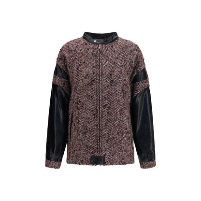 Multicolor Wool Oves Aries Full-Length Jacket