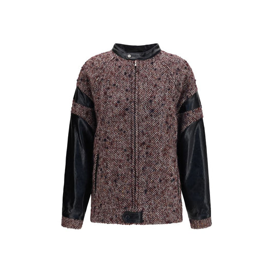 Multicolor Wool Oves Aries Full-Length Jacket