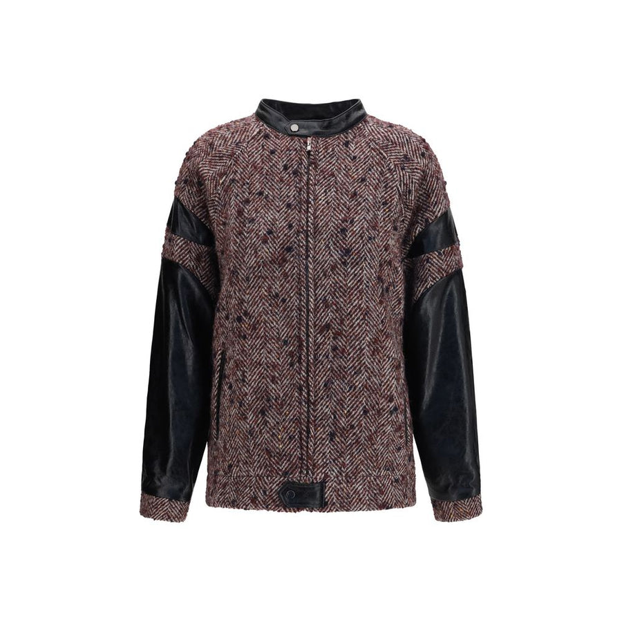 Multicolor Wool Oves Aries Full-Length Jacket