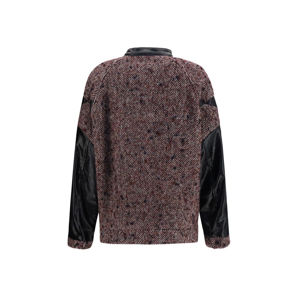 Multicolor Wool Oves Aries Full-Length Jacket