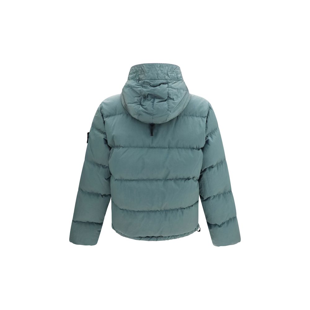 Bicolor Polyamide Full-Length Jacket