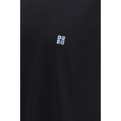 Black Cotton T-Shirt