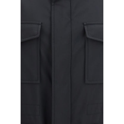 Blue Wool Oves Aries Full-Length Jacket