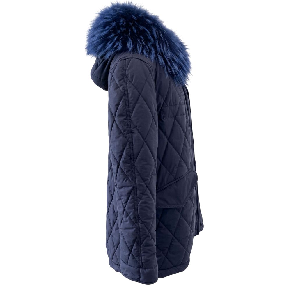 Blue Cotton Women's Jacket