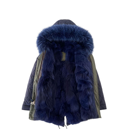 Blue Cotton Women's Jacket