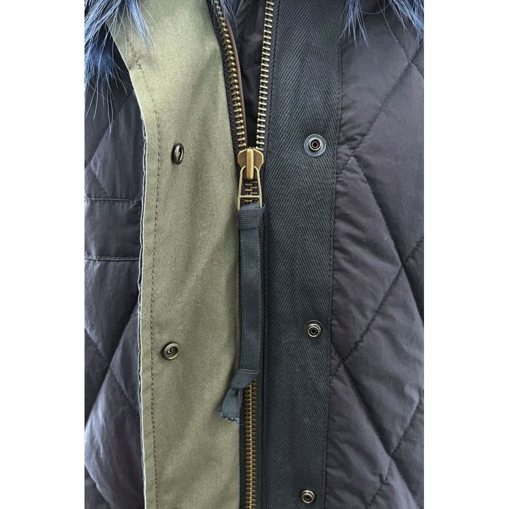 Blue Cotton Women's Jacket