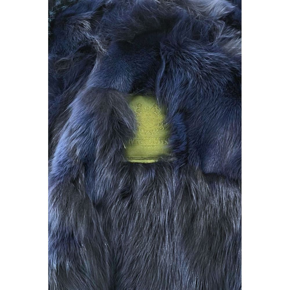 Blue Cotton Women's Jacket