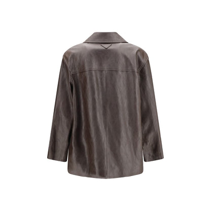 Brown Lamb Leather Leather Jacket