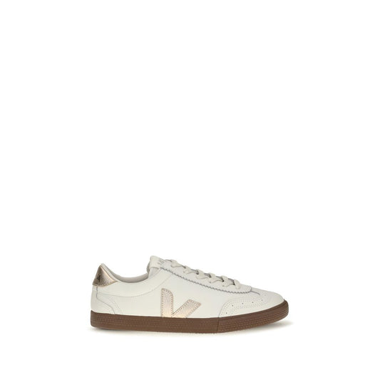 White Calf Leather Bos Taurus Low Top Sneakers