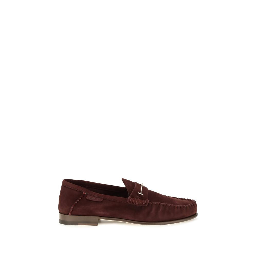 Bordeaux Calf Leather Bos Taurus Slip-On Loafers