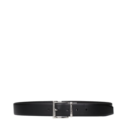 Black Leather Regular Belt