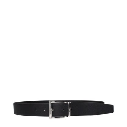 Black Leather Regular Belt