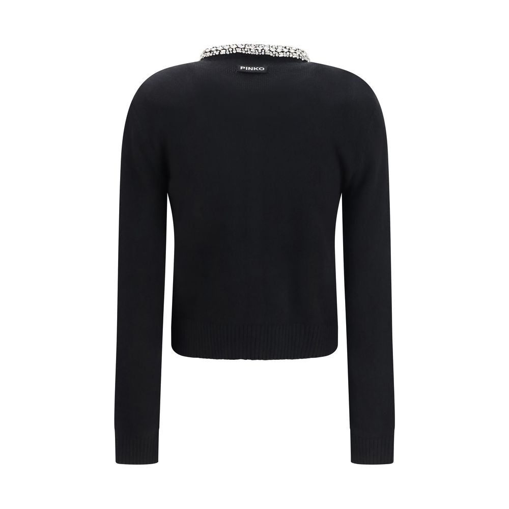 Black Wool Oves Aries Cardigan