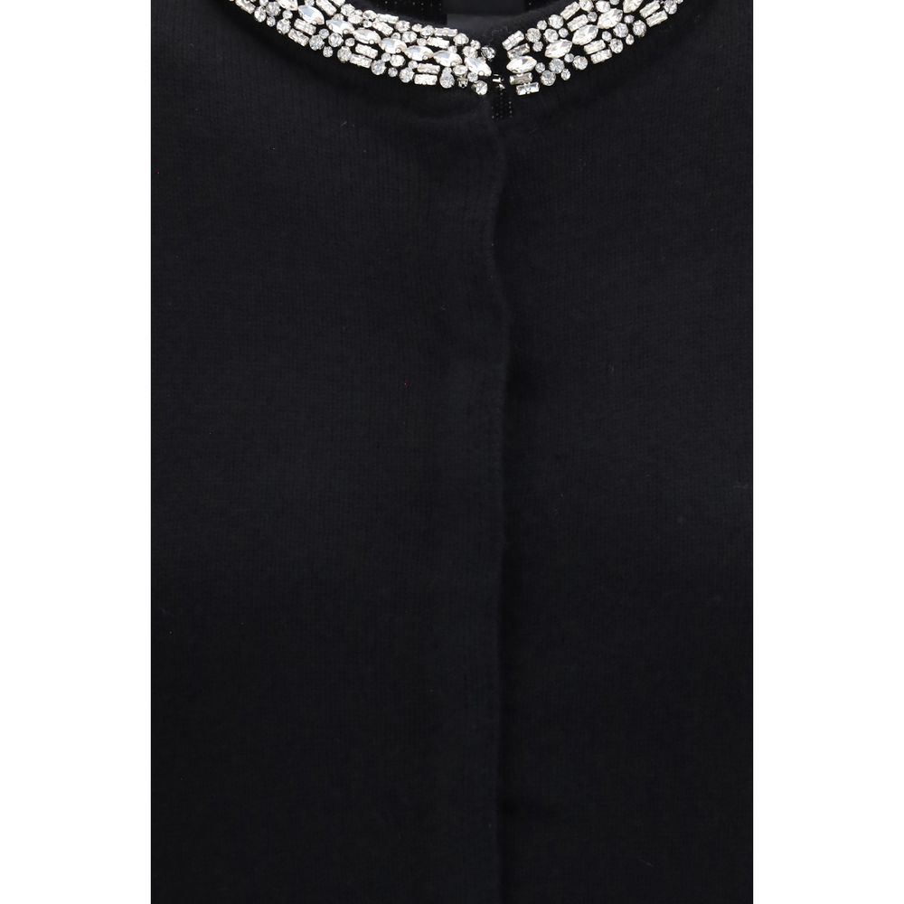 Black Wool Oves Aries Cardigan