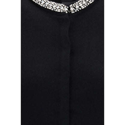 Black Wool Oves Aries Cardigan