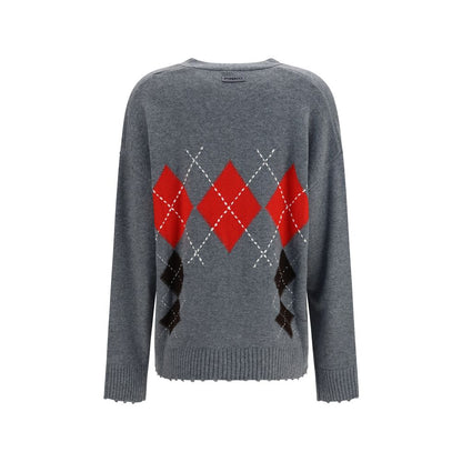 Gray Wool Oves Aries Cardigan