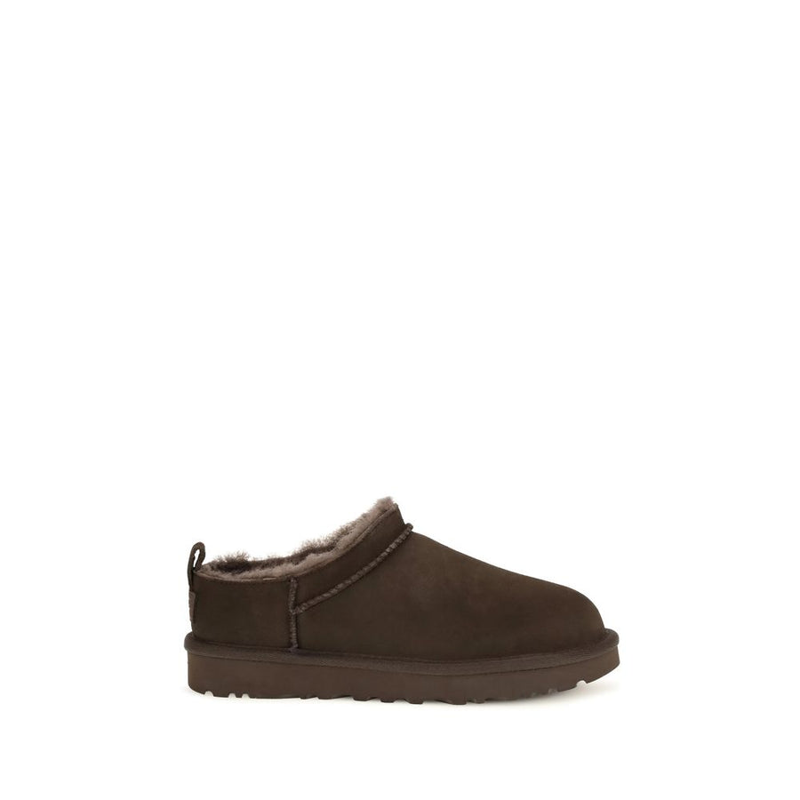 Brown Suede Leather Mules