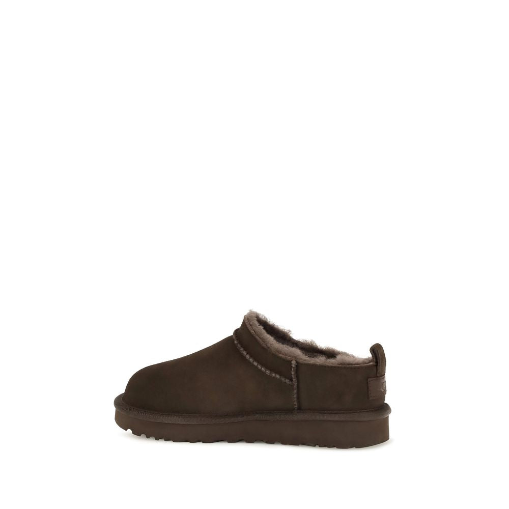 Brown Suede Leather Mules