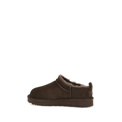 Brown Suede Leather Mules