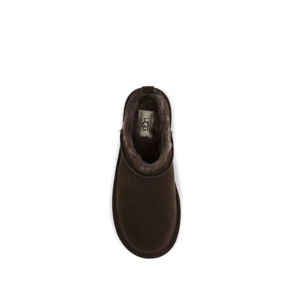 Brown Suede Leather Mules