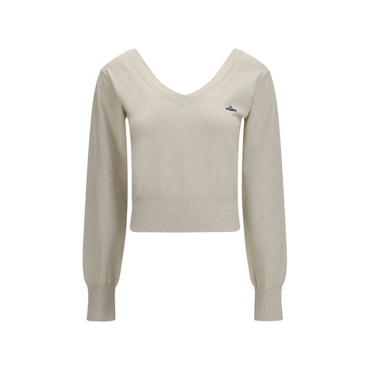 White Cotton Sweatshirt