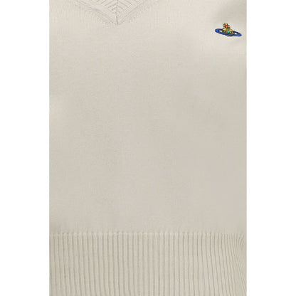 White Cotton Sweatshirt