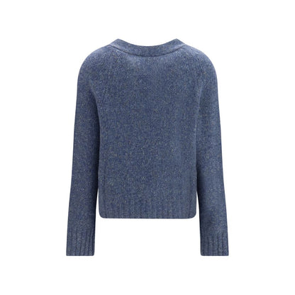 Blue Cashmere Cardigan