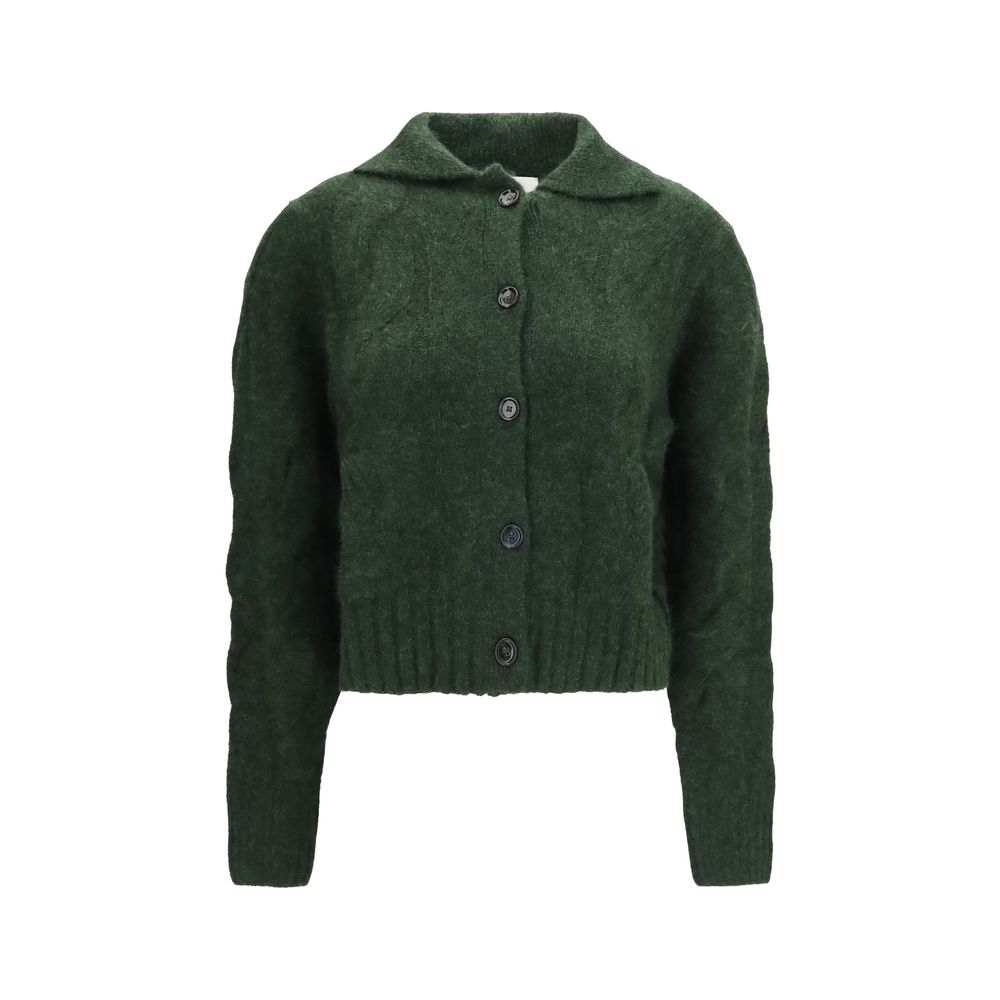 Bicolor Cashmere Cardigan