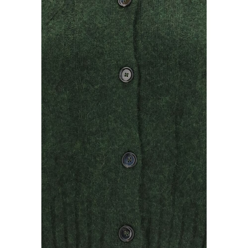Bicolor Cashmere Cardigan