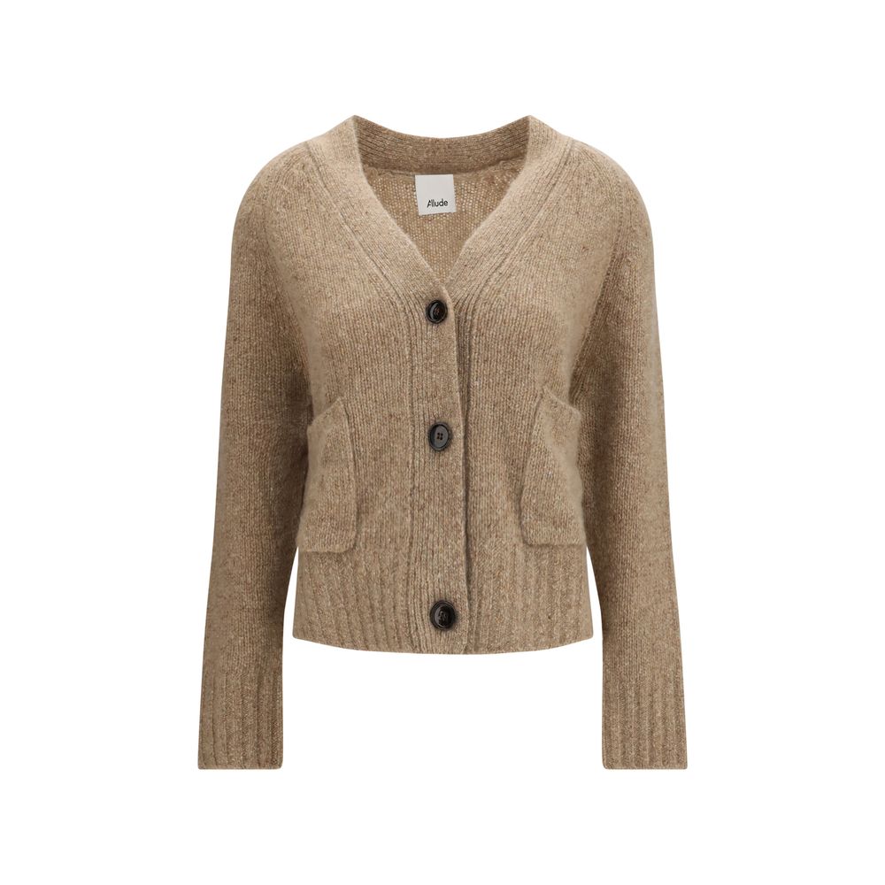Beige Cashmere Cardigan
