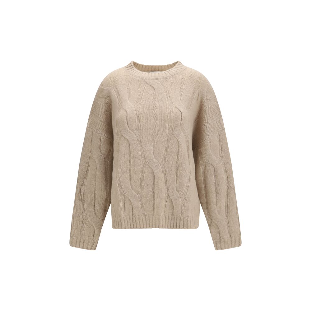 Beige Cashmere Sweater