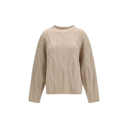 Beige Cashmere Sweater