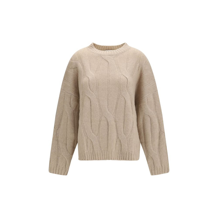 Beige Cashmere Sweater