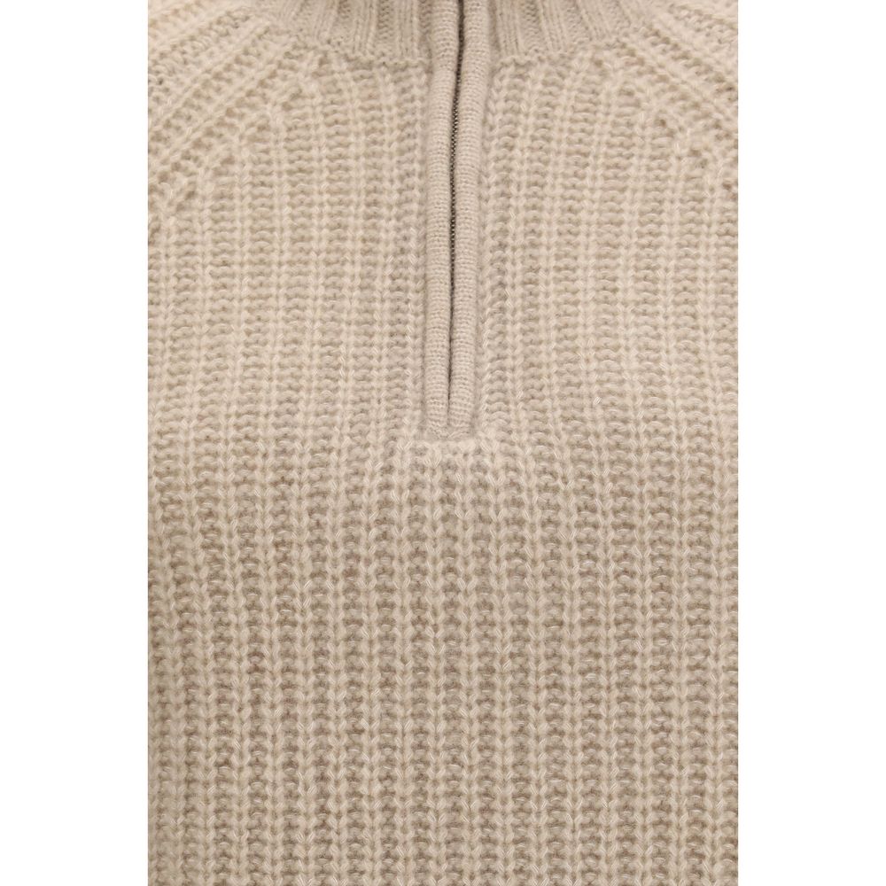 Beige Cashmere Sweater