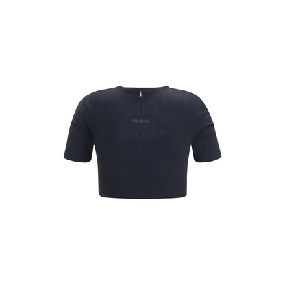 Black Polyamide T-Shirt