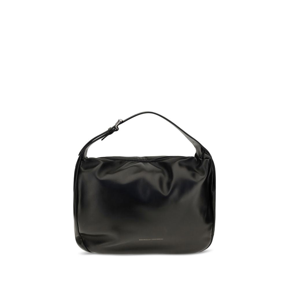 Black Calf Leather Bos Taurus Shoulder Bag