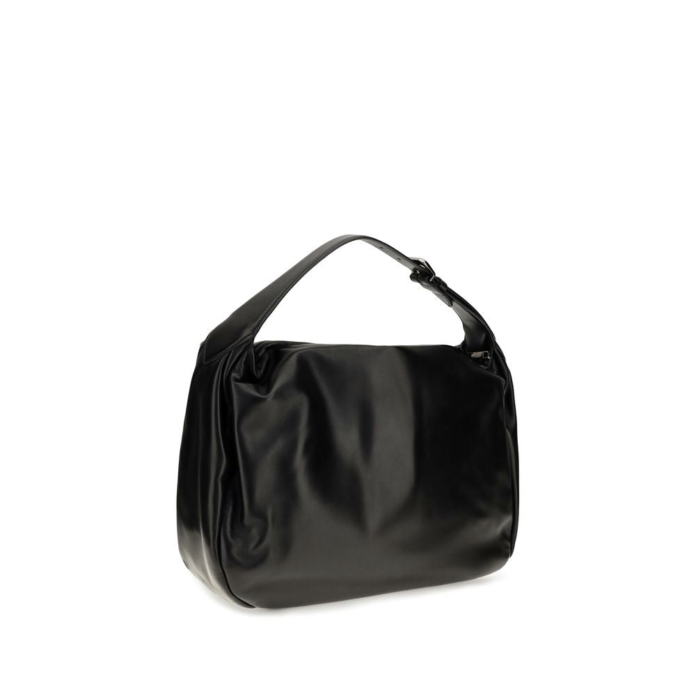 Black Calf Leather Bos Taurus Shoulder Bag