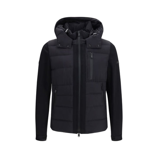 Black Goose Down Full-Length Jacket