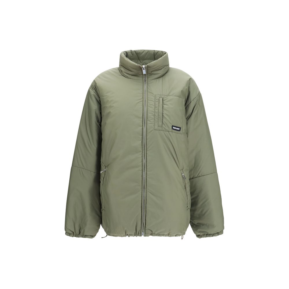 Bicolor Goose Down Shell Jacket