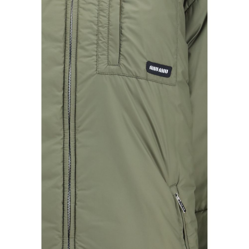 Bicolor Goose Down Shell Jacket