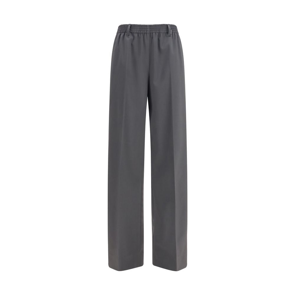 Gray Wool Oves Aries Casual Pants