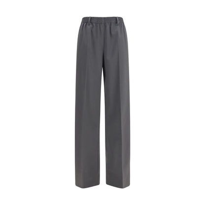 Gray Wool Oves Aries Casual Pants