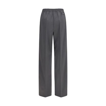Gray Wool Oves Aries Casual Pants