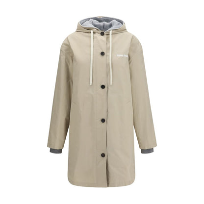 Beige Cotton Coat