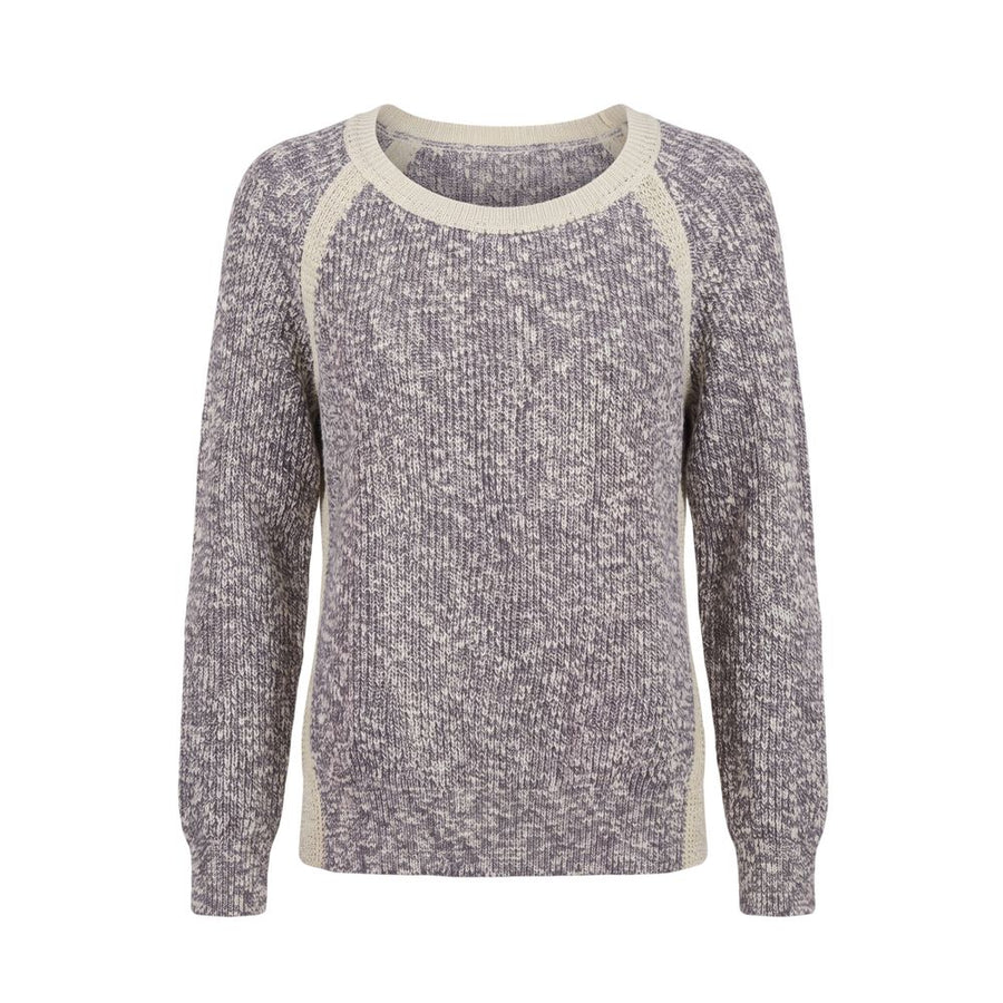 Grey Cotton Women's Sweater