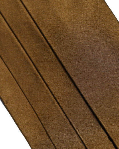 Brown Men 100% Silk Belt Waist Cummerbund