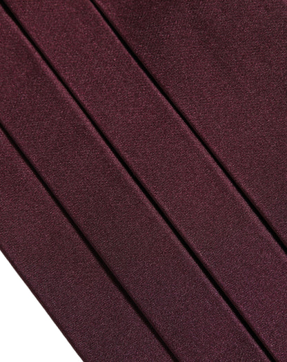 Maroon Men 100% Silk Belt Waist Cummerbund