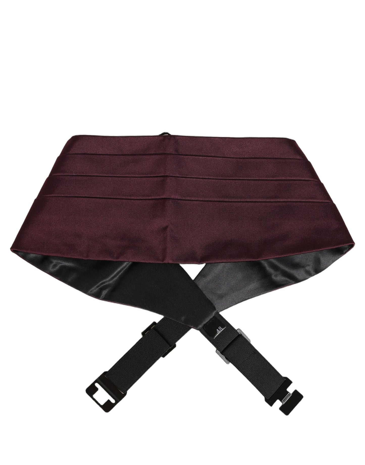 Maroon Men 100% Silk Belt Waist Cummerbund