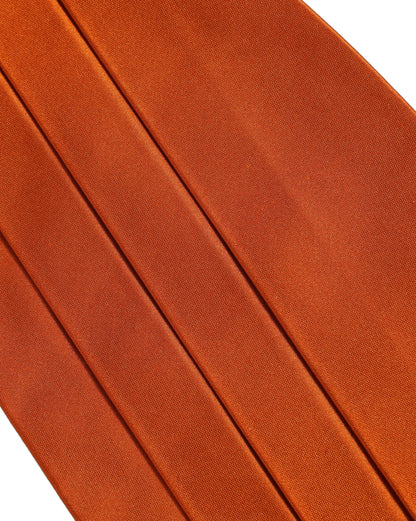 Orange 100% Silk Belt Waist Cummerbund