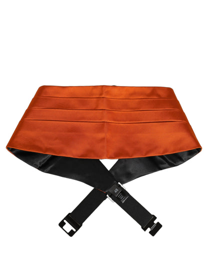 Orange 100% Silk Belt Waist Cummerbund